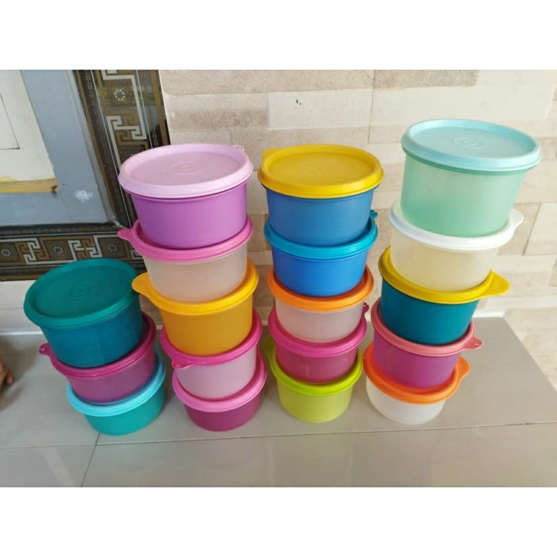 rice bowl wadah sayur bowl sup toples compact 350ml tupperware second preloved