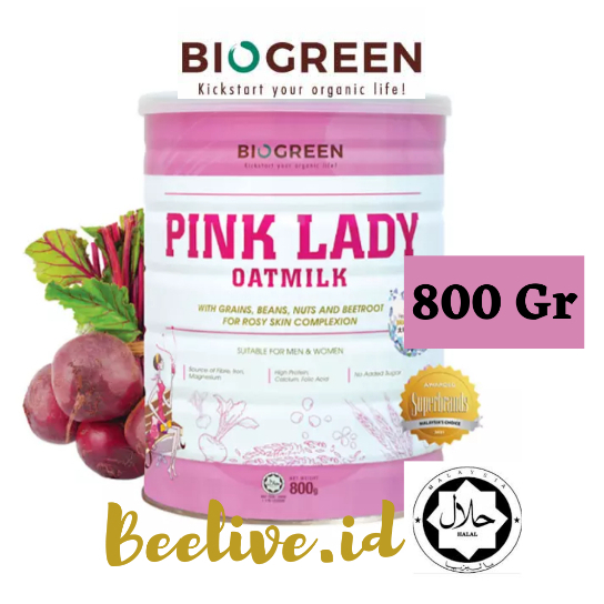 

READY BIOGREEN PINK LADY ORGANIC OAT DRINK HALAL SKIN SUPLEMENT FOOD