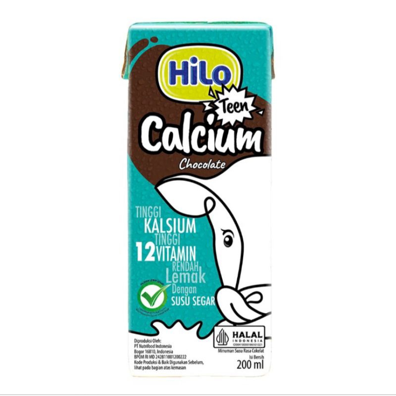 

HiLo Teen Susu UHT Cokelat 200 ml