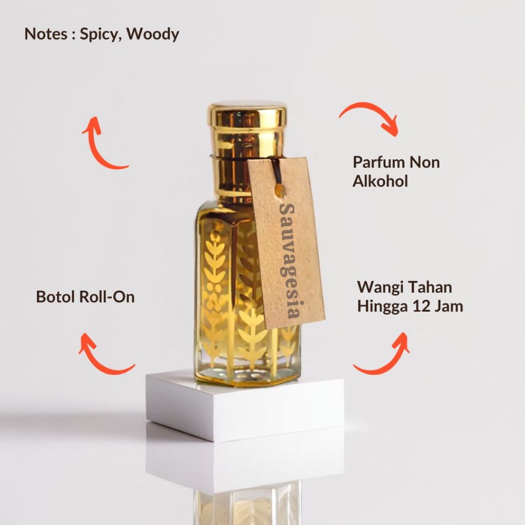 SAUVAGESIA Parfum Arab Non Alkohol Untuk Pria