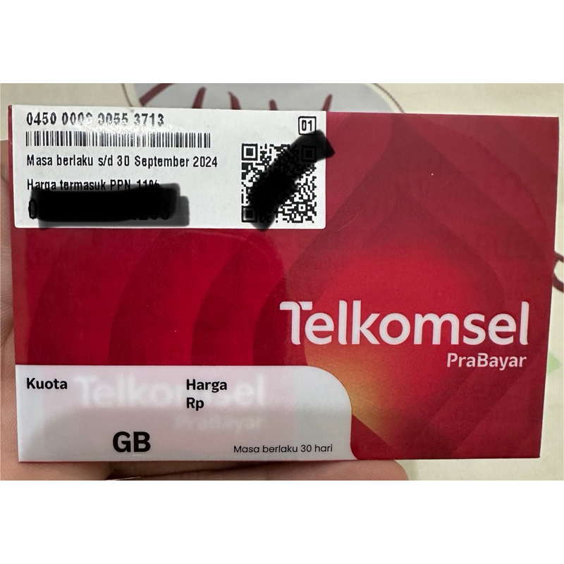 Perdana Data Telkomsel 15Gb/bulan selama 3 bulan