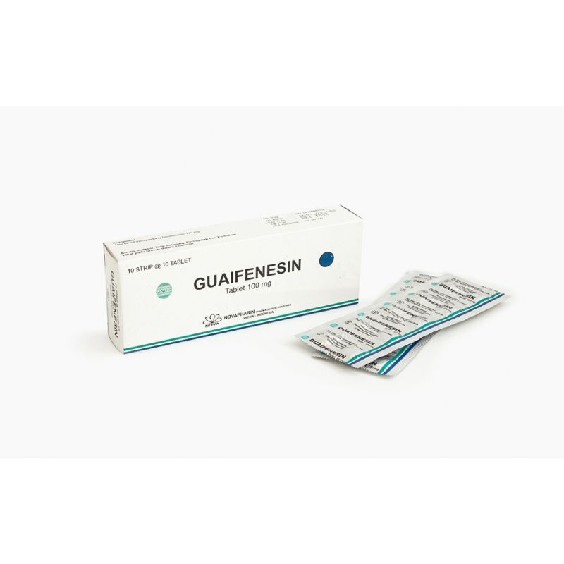 GUAIFENESIN 100 MG BOX 100 TABLET