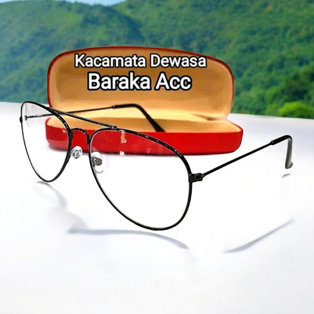 Kacamata Gaya Fashion Pria & Wanita Baraka Acc Berkwalitas Baik