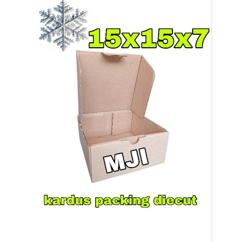 

kardus packing diecut UK 15x15x7 kardus besar kardus kecil