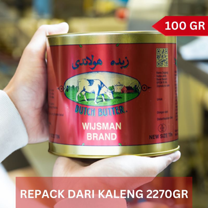 

100 GR WIJSMAN DUTCH BUTTER REPACK DARI KALENG WISMAN 2270 GRAM MENTEGA BELANDA UNTUK LAPIS LEGIT SURABAYA COOKIES NASTAR BOLU CAKE BROWNIES