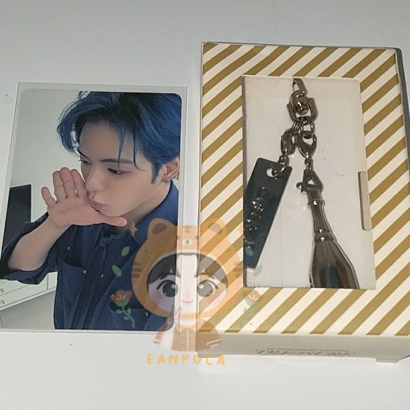 [Ready Stock] official MD 4TH ANNIVERSARY TREASURE  [TP4U] TREASURE SIGNATURE WINE KEYRING YOON JAEH