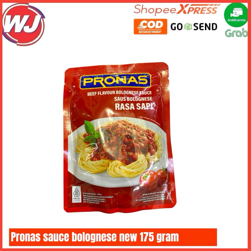 

PRONAS SAUCE BOLOGNESE NEW 175GRAM