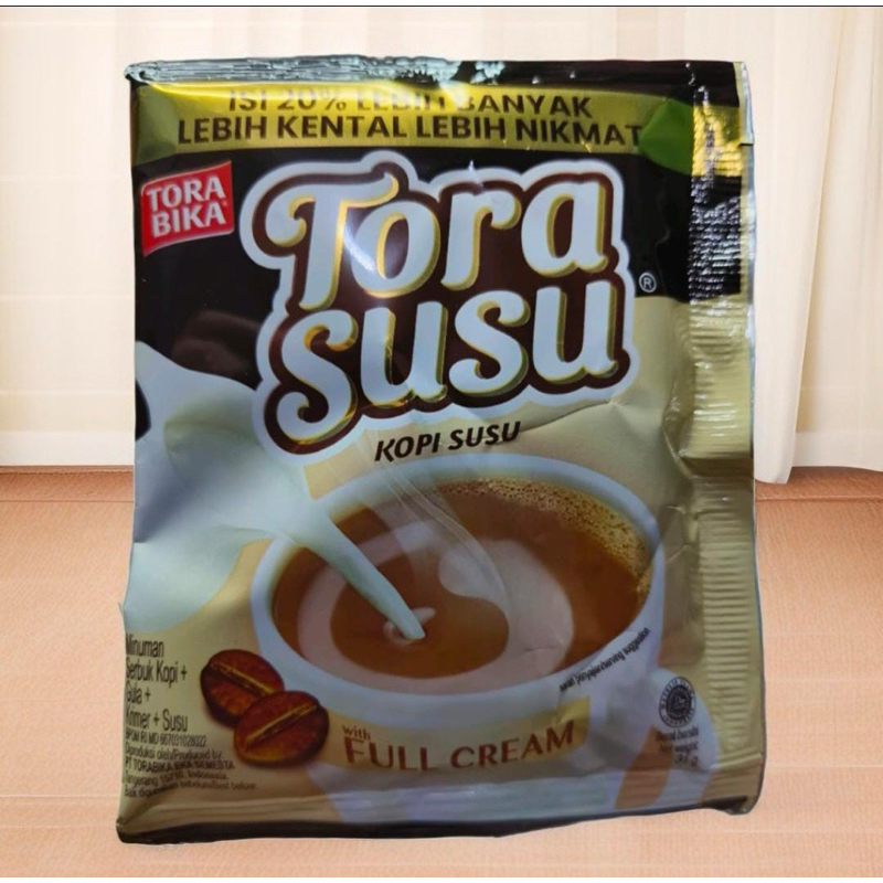 

(COD) Kopi Torabika Tora Susu Full Cream 1 Renceng isi 10 Sachet 31 gram
