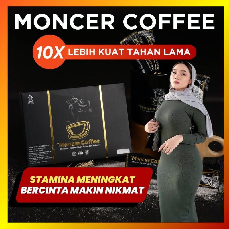 

KopiMoceerr Coffee Original Kopi Stamina Pria Kuat Tahan Lama Herbal Alami BPOM Halal 1 Box 8 Sachet