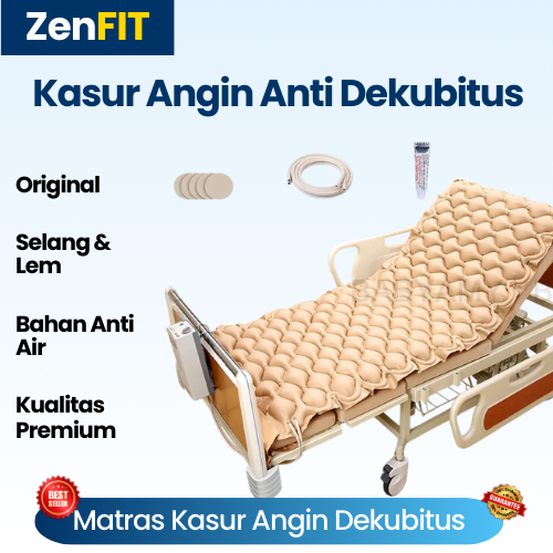 ZenFit Kasur Dekubitus Angin (Tanpa Pompa) BED SAJA Anti Dekubitus Kasur Angin Decubitus Bed Anti De