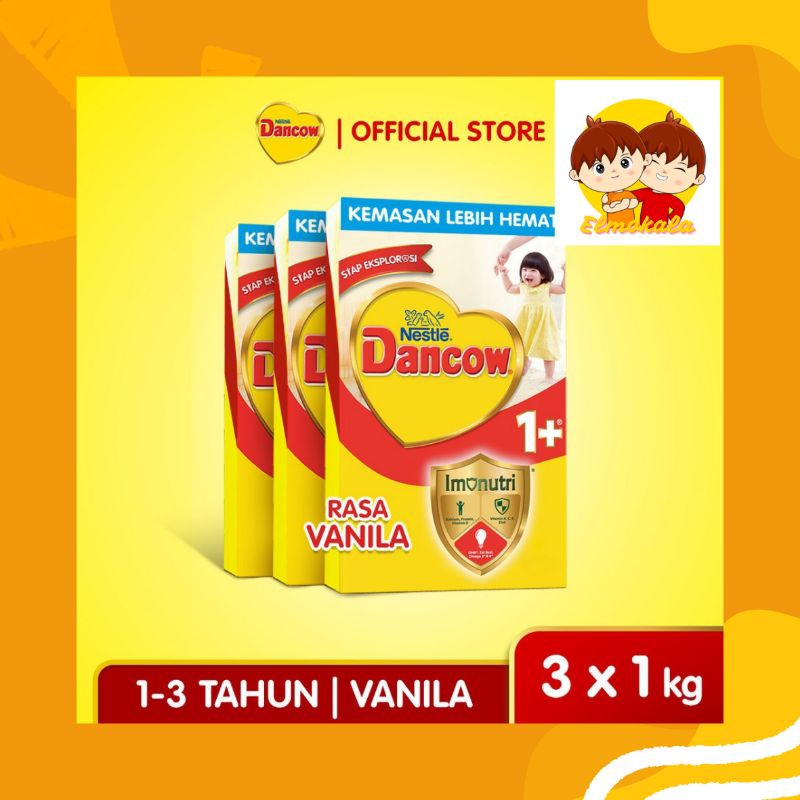 

(3PCS) DANCOW 1+ MADU VANILA 1KG