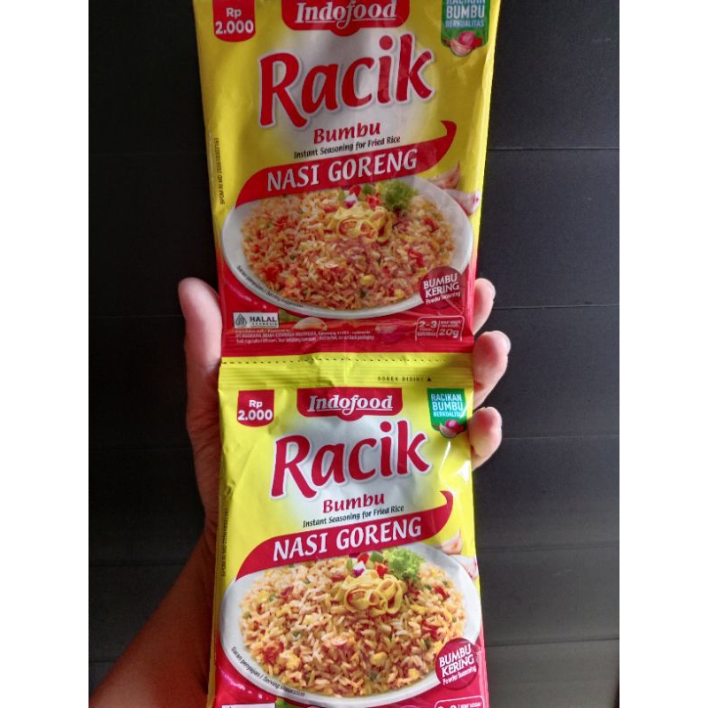 

Indofood Bumbu Racik Nasi Goreng 1 Renceng isi 10 Sachet