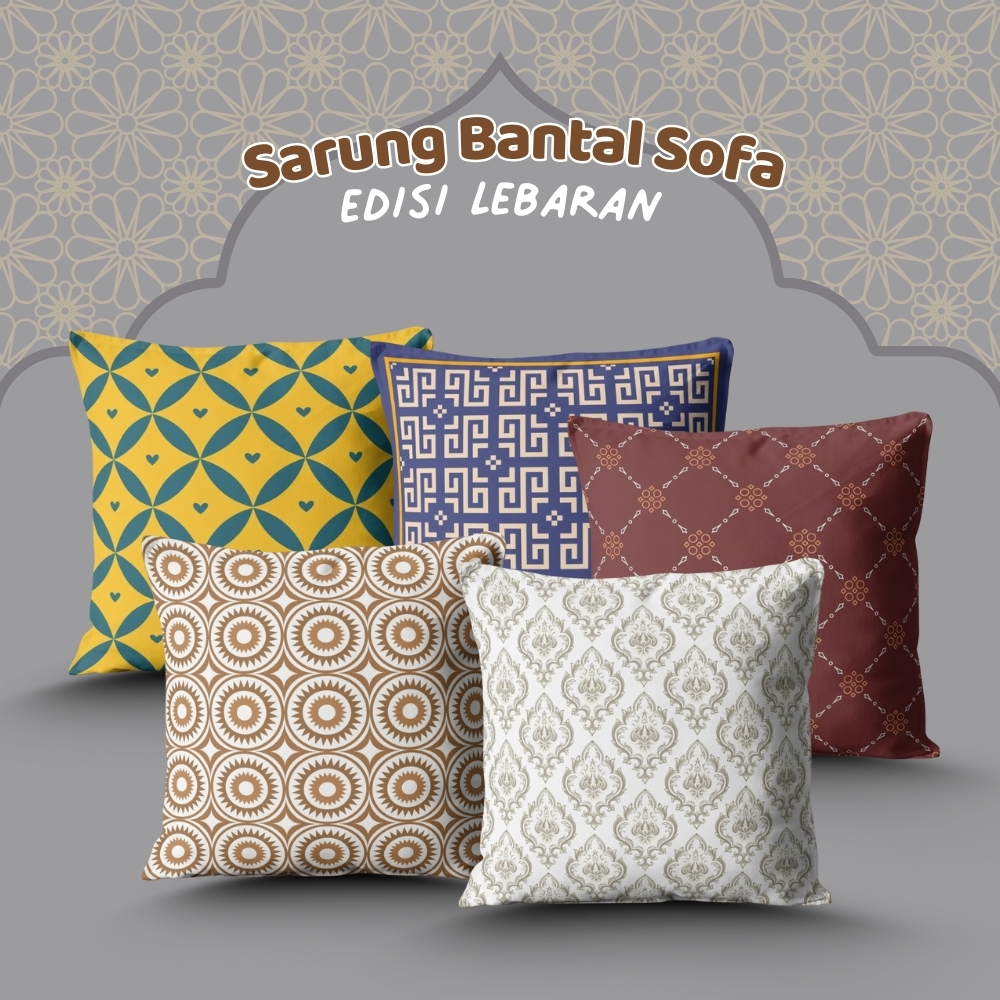 Sarung Bantal Sofa Edisi Lebaran Motif Timur Tengah Arabik Marocco Turkish