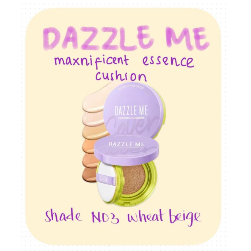 Dazzle Me Maxnificent Essence Cushion Shade N03 Wheat Beige