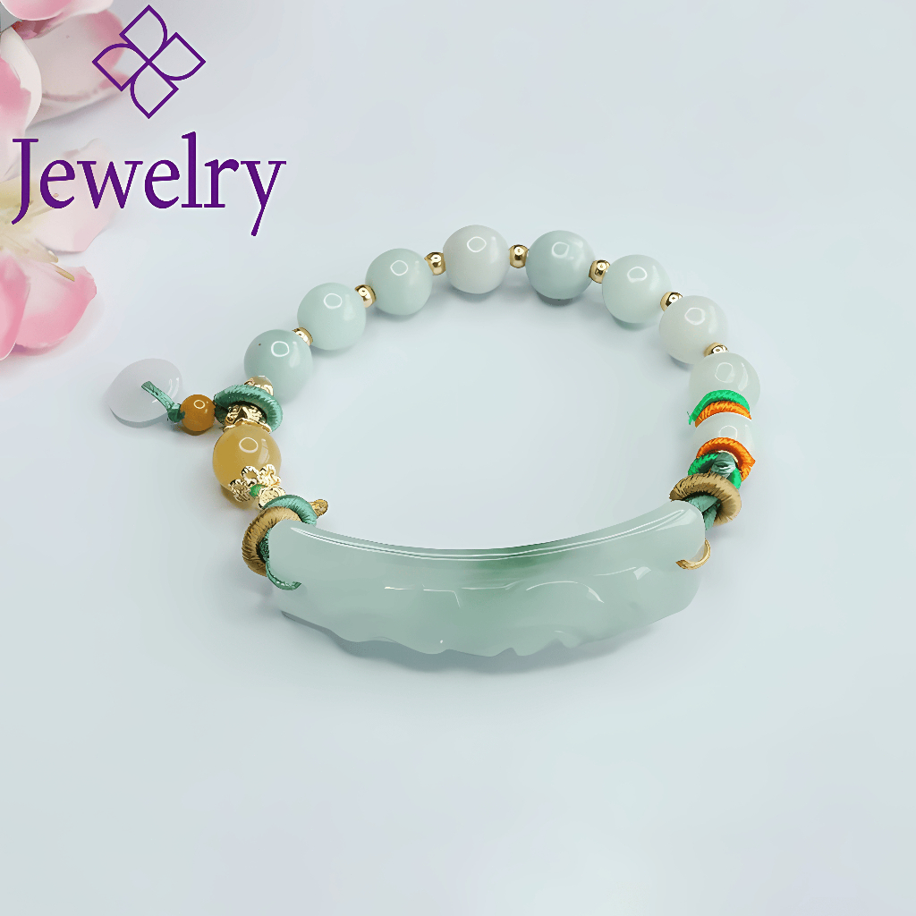 【dengan sertifikat identifikasi】gelang giok gelang asli giok asli 100% bersertifikat