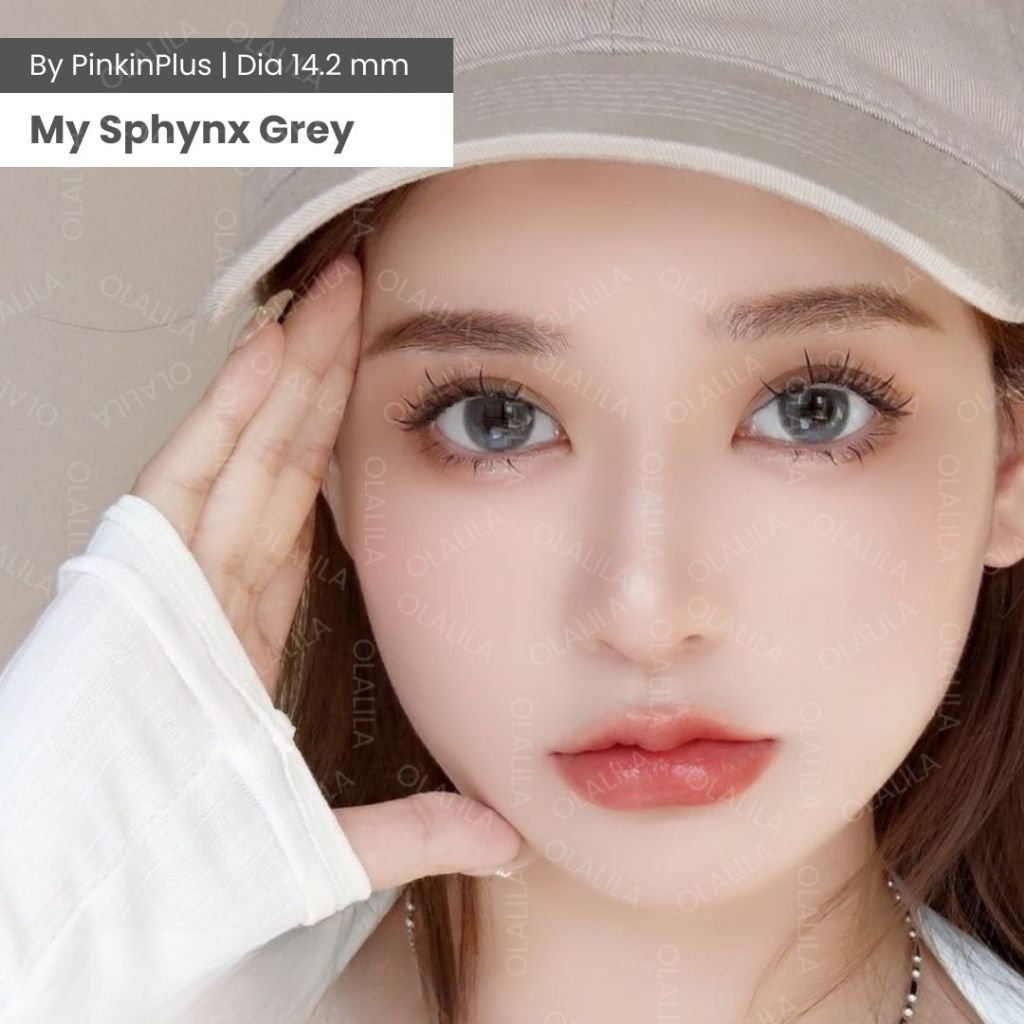 Softlens Sphynx Grey Natural Lens/Softlens My Sphynx Grey Natural Lens by Pinkinsoftlens