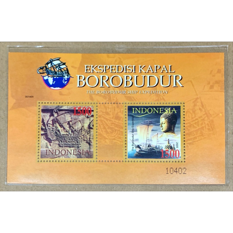 

PRANGKO INDONESIA 2005 SS EXSPEDISI KAPAL BOROBUDUR. MNH.
