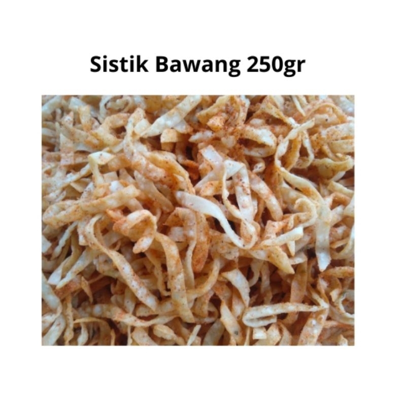 

Sistik Bawang Pedas 250gr Makanan Ringan Cemilan Enak Sistik Bawang 100 gr