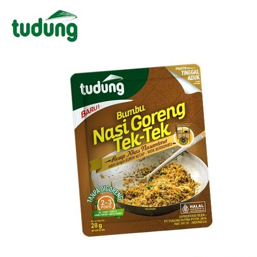 

TUDUNG Bumbu Instan Nasi Goreng Tek-Tek 28gr / Bumbu Instan Nasi Goreng Tudung 28gr