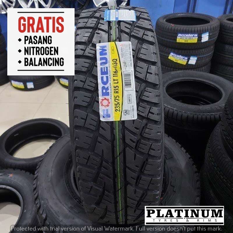 BAN AT SEMI OFFROAD FORCEUM ATZ 235 75 R15 TAHUN 2024 II 235/75 R15 FORCEUM A/TZ