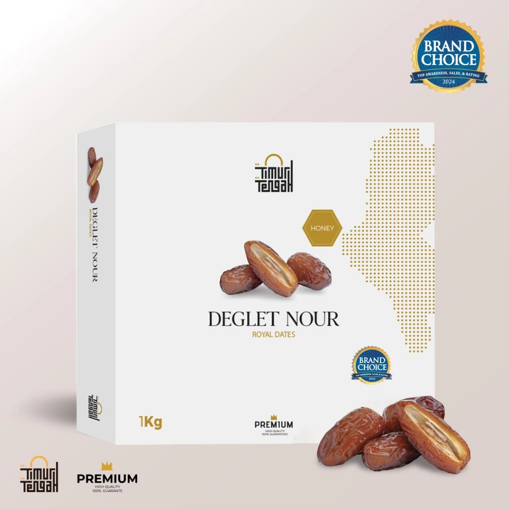 

Timur Tengah Kurma Tunisia Madu 1kg Deglet Noor Honey Premium Original High Quality