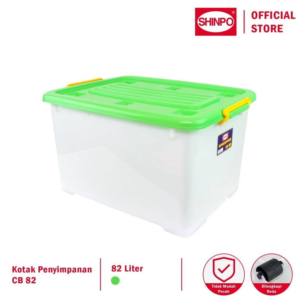 Shinpo Kontainer Box JUMBO Plastik Original CB 82 Liter