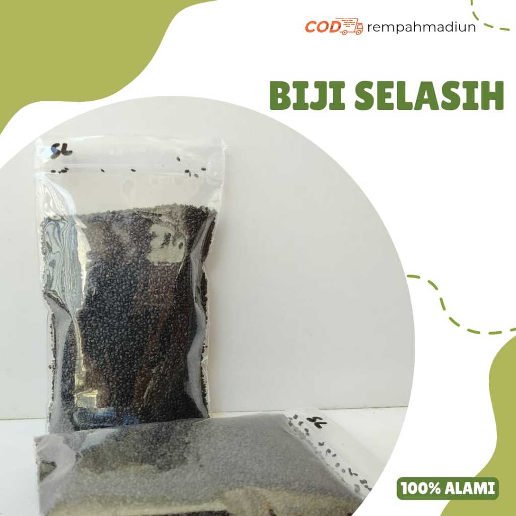 

Biji Selasih Bersih Kering Premium 1 KG