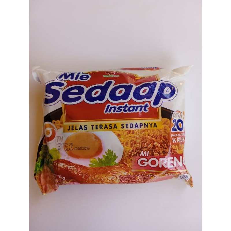

Mie sedap instan goreng/rebus