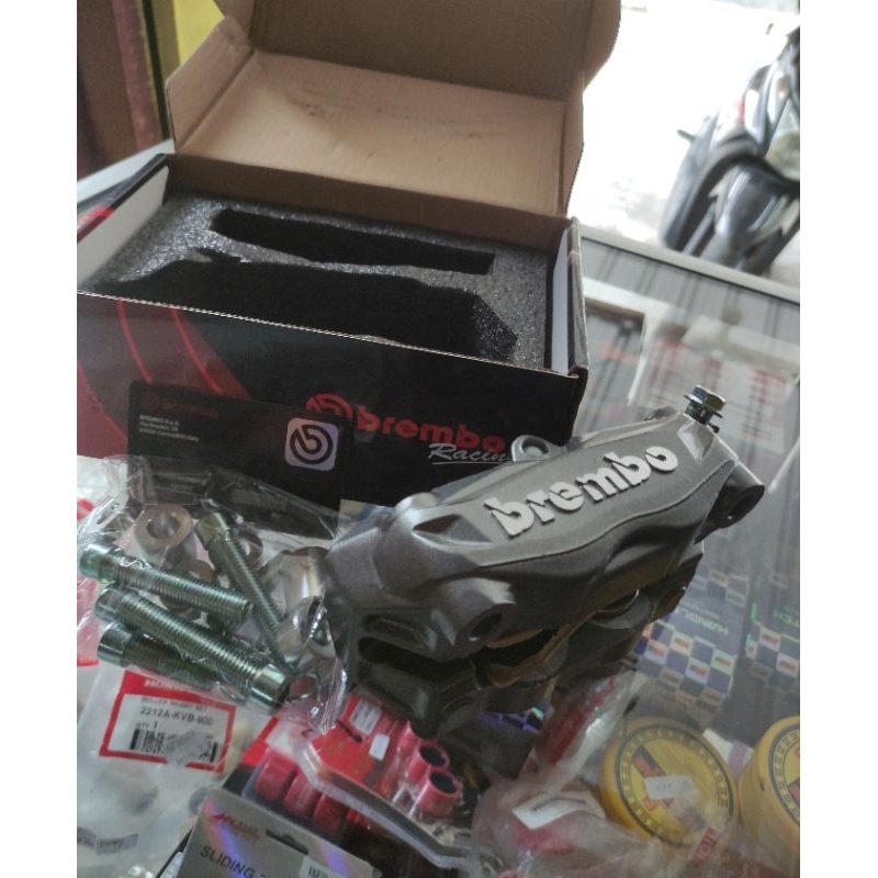 KALIPER BREMBO M3 KALIPER MONOBLOK 4  PISTON IMPORT PNP GL MP TIGER NINJA