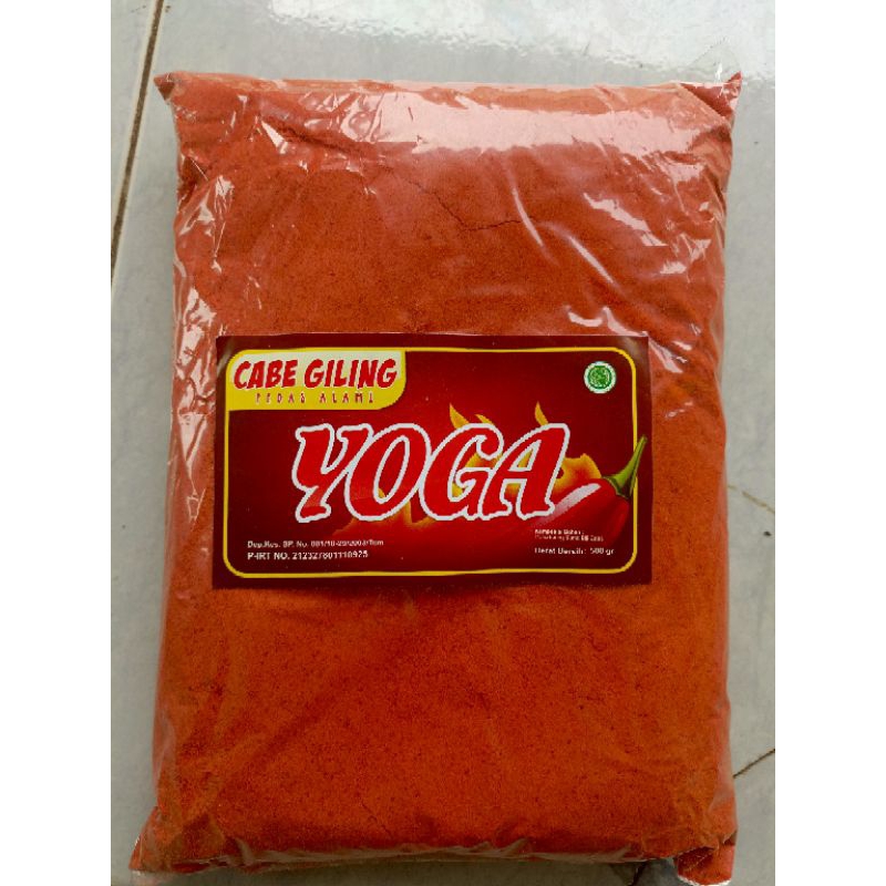 

( 1kg ) CABE BUBUK HALUS PEDAS ( CAP YOGA ) tinggal tabur
