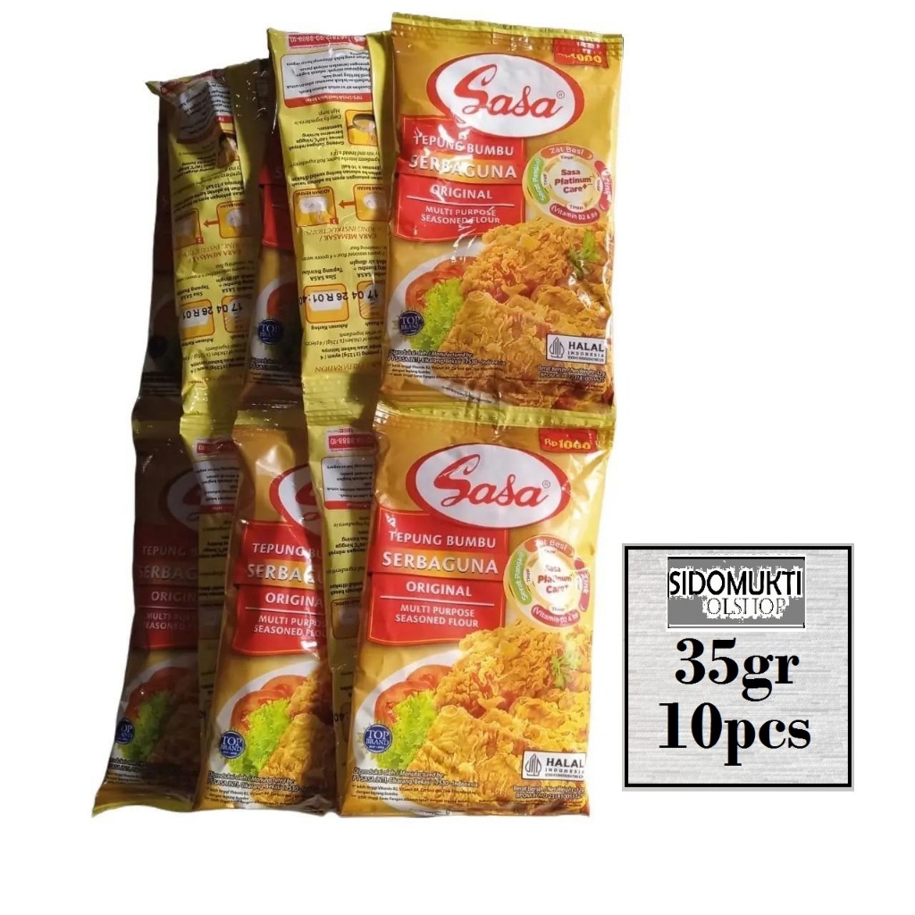 

Sasa Tepung Bumbu Serbaguna Original Saset 10pcs