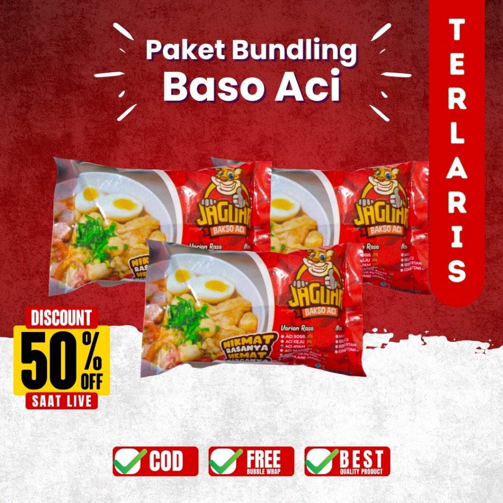 

PAKET BUNDLING BASO ACI - BASO ACI JAGUAR BAKSO ACI TULANG RANGU BASO ACI TULANG RANGU MERCON PEDAS