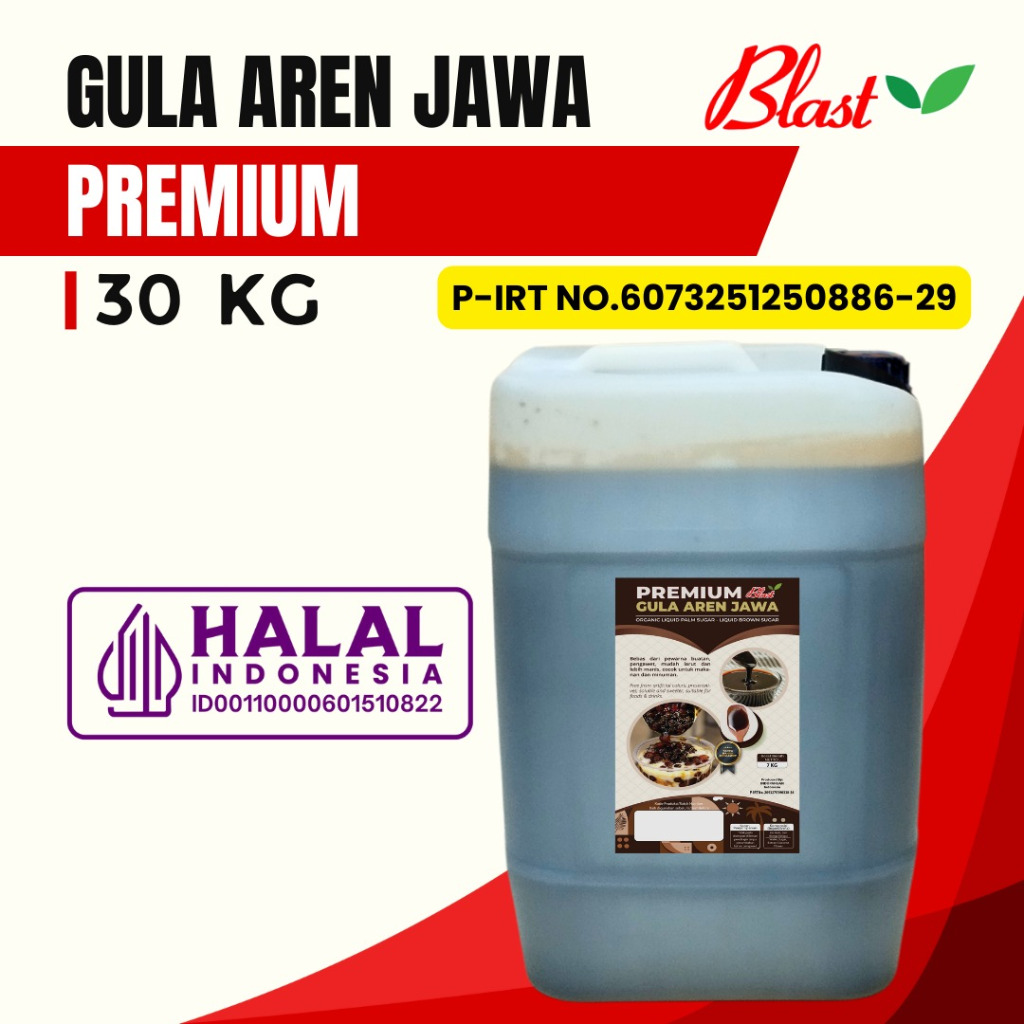 

Gula Aren Cair Premium 30 KG / Gula Jawa Aren Premium 30 KG / Brown Sugar Liquid