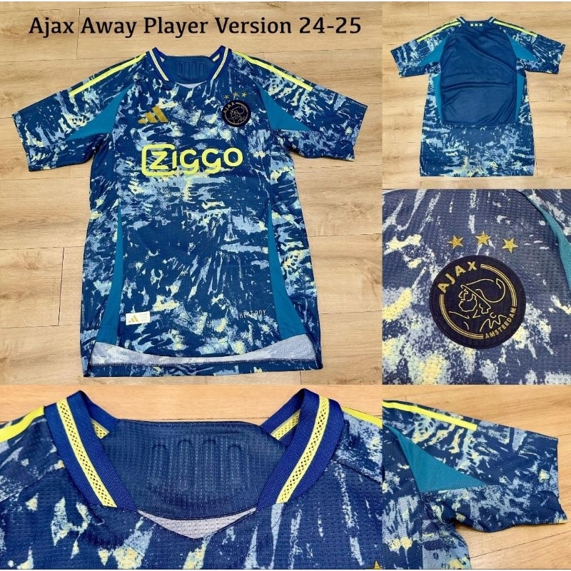 Baju Jersey Player Issue Ajax Away / Ziggo Jerseg Ajax Away Player Version 24-25 / Jersey Player Iss