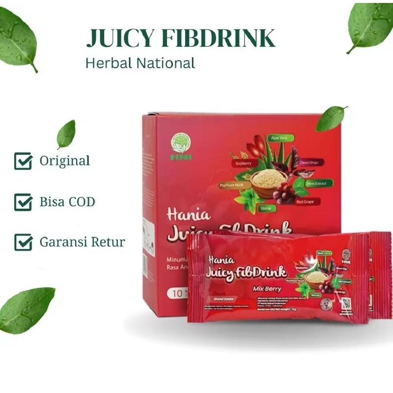 

Hania Juicy Fibdrink (Isi 10 sachet)