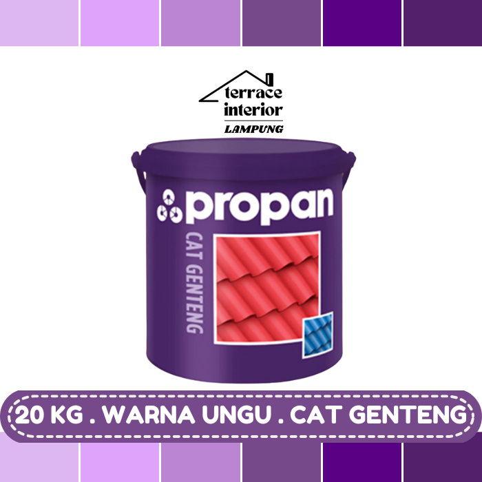 Cat Genteng Propan Warna Ungu 20 Kg