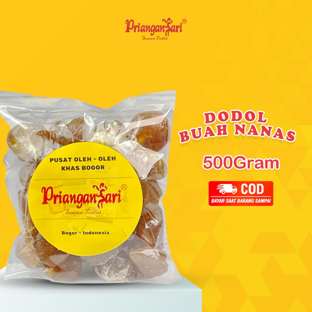 

Dodol Buah Priangansari Variant Rasa Strawberry , Nanas Dan Melon 500gram