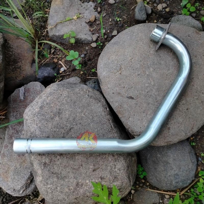 Leher Knalpot GL PRO GL MAX MEGAPRO OLD MEGAPRO NEW TIGER TIREV VERZA Diameter 35 PNP Leher Knalpot 