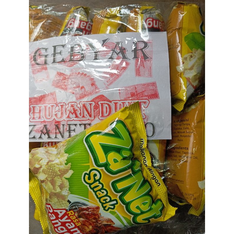 

Zanet Snack , za'net berhadiah , CIKI rasa ayam panggang