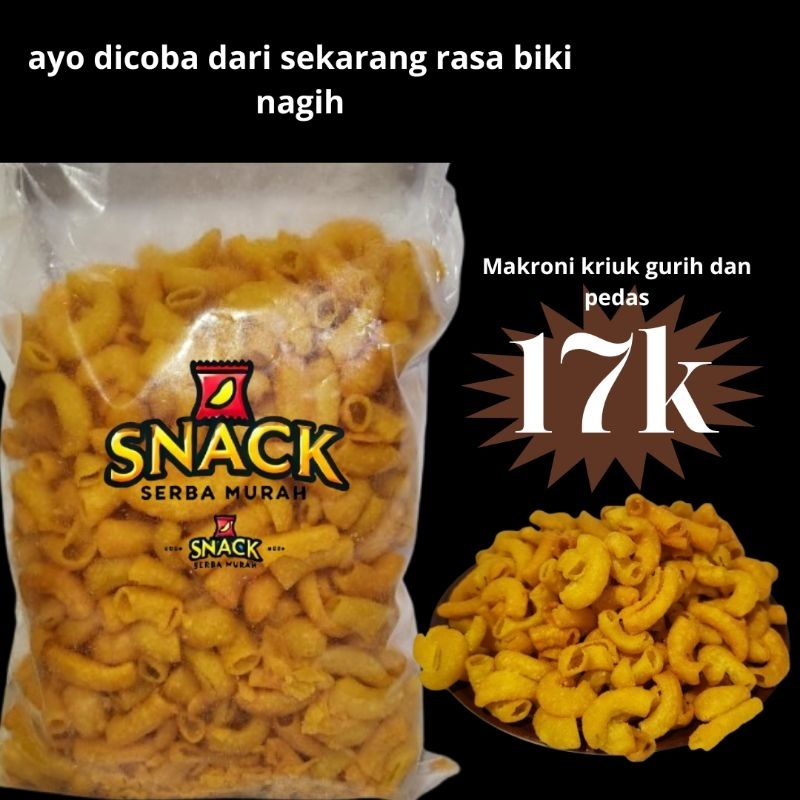 

MAKRONI BANTET,RENYAH,PEDAS,GURIH RASA DAUN JERUK BERKUALITAS 100 %