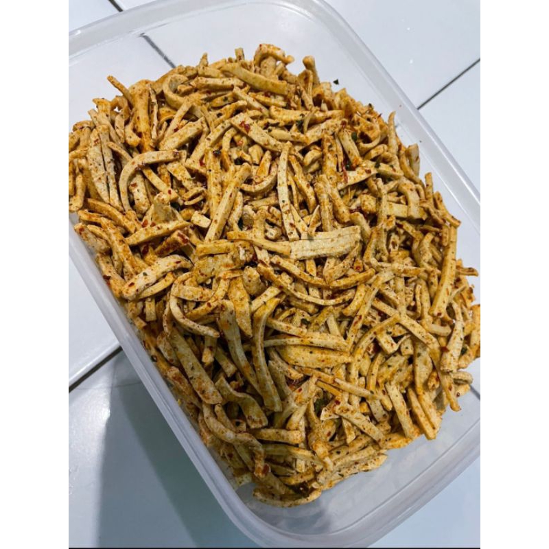 

Basreng Pedas Daun jeruk 100gram