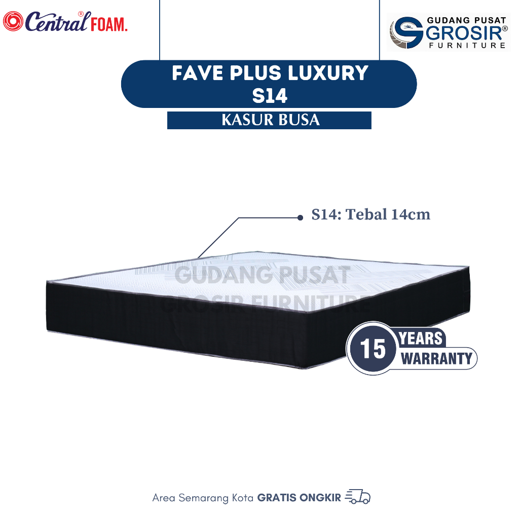 CENTRAL FOAM - Fave Luxury S14, S19, S30 - Kasur Busa