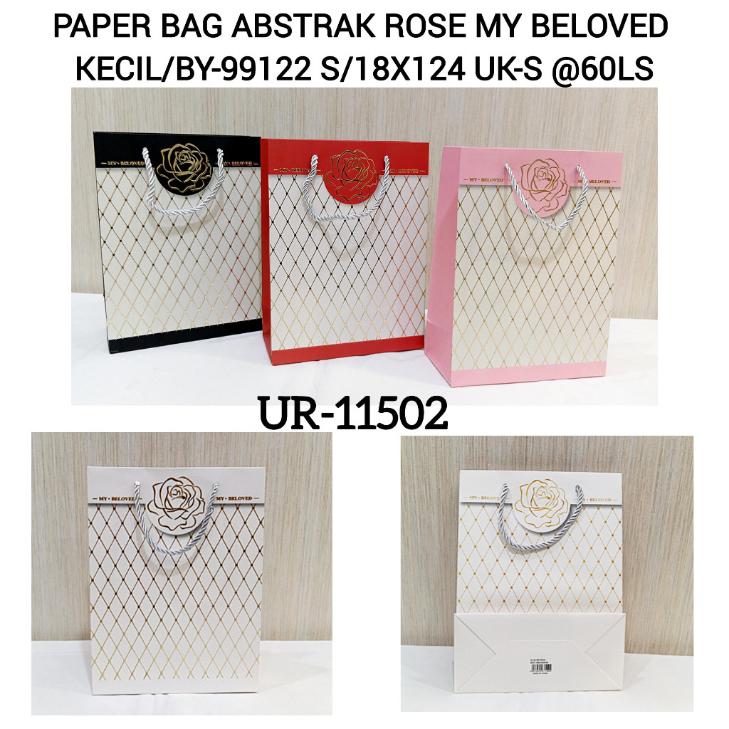 

Paper Bag/ Tas kado ulang tahun / Goodie bag / Paper bag Rose