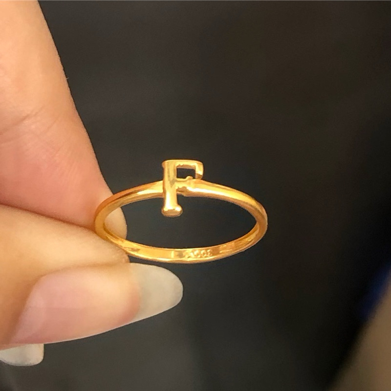 ME3- CINCIN HURUF F 0.65GR KADAR 300 UKURAN 11