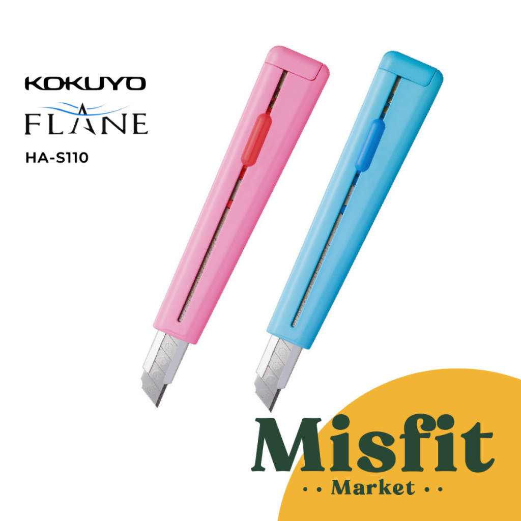 

Kokuyo HA-S110 Compact Cutter C3 Knife 9 mm Coated Fluorine Pisau Potong