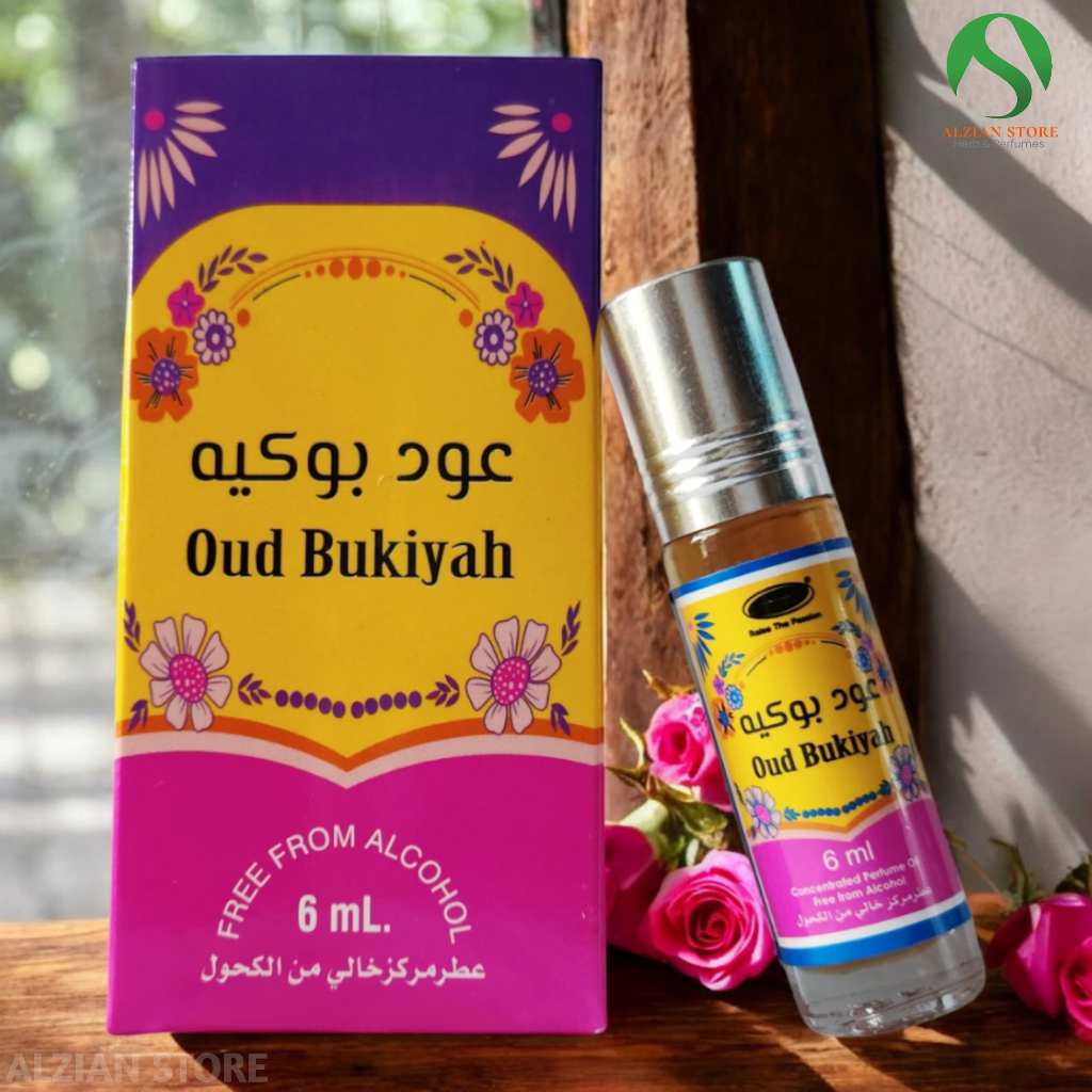 Parfum Dobha Oud Bukiyah Parfum Oud 6ml menyegarkan untuk Pria dan Wanita