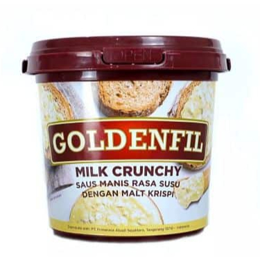 

GOLDENFIL MILK CRUNCHY 1KG SAUS MANIS RASA SUSU DENGAN MALT KRISPI