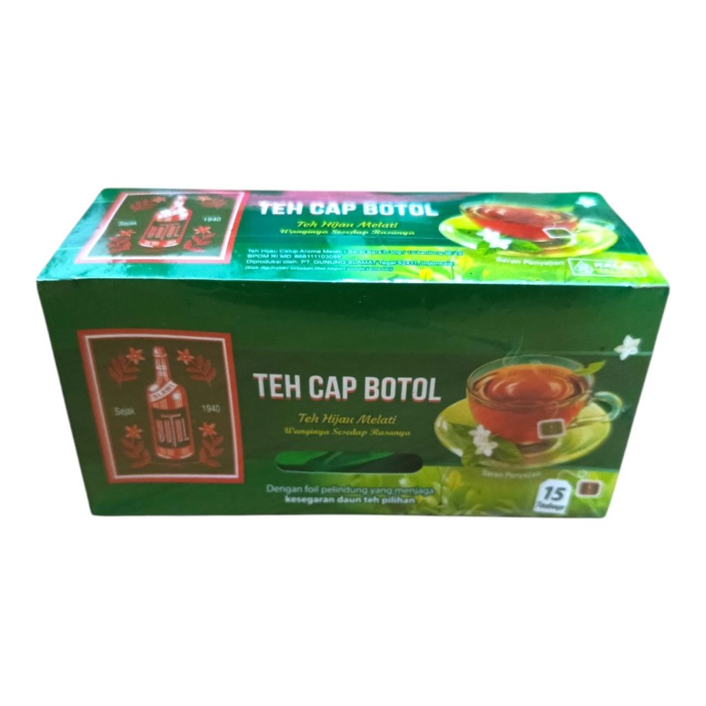 

Teh Cap Botol 1 Kotak isi 15