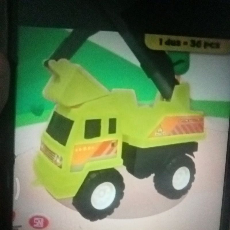 promo mainan anak truk alat berat Beko pex 55