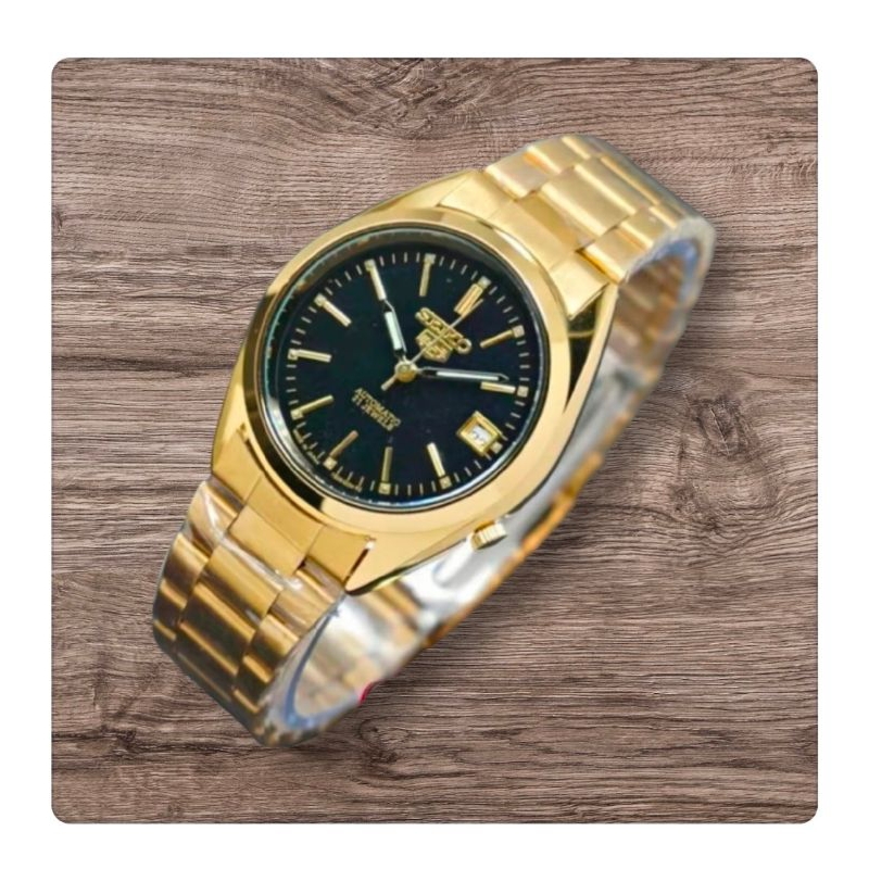 GROSIR TERMURAH...Jam Tangan Pria Keren New SEIKO 5 AUTOMATIC GRADE AAA Made In Japan Rantai Stainle